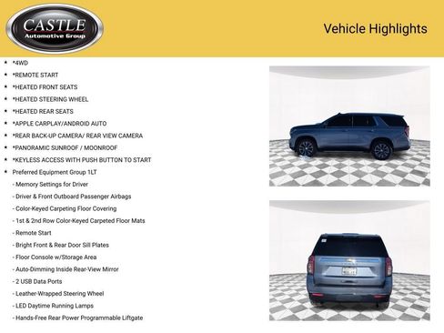 Used 2021 Chevrolet Tahoe LT w/ LT Signature Package image 3