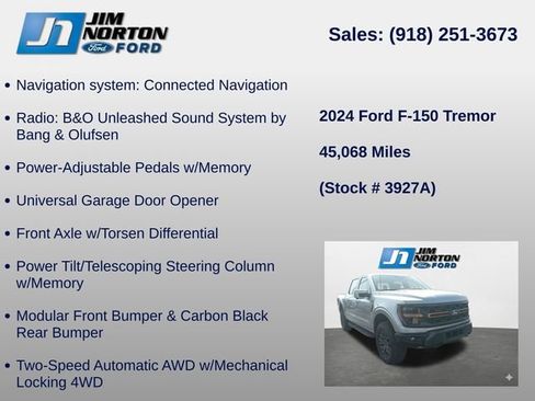 Used 2024 Ford F150 Tremor w/ Equipment Group 402A High AWD/4WD image 17