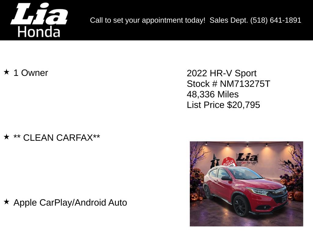 Used 2022 Honda HR-V Sport image 6