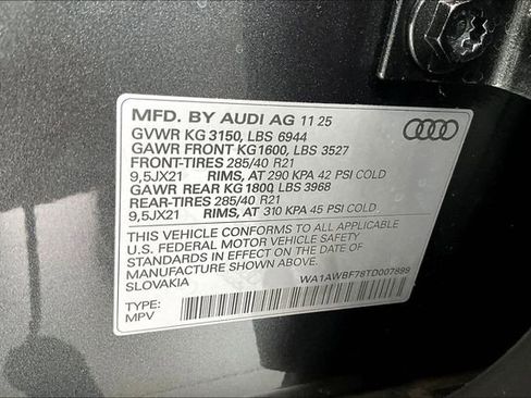 New 2026 Audi SQ7 Premium Plus AWD/4WD image 13