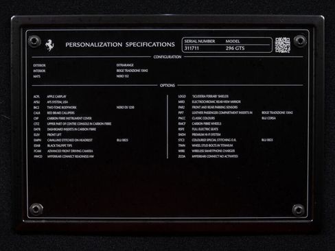 Used 2024 Ferrari 296 GTS RWD image 25