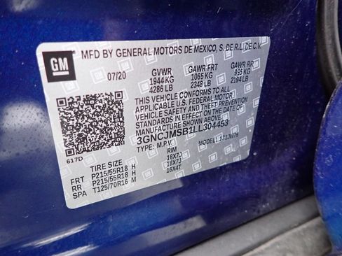 Used 2020 Chevrolet Trax Premier w/ LPO, Protection Package FWD image 48