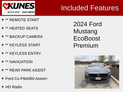 Used 2024 Ford Mustang Premium RWD image 2
