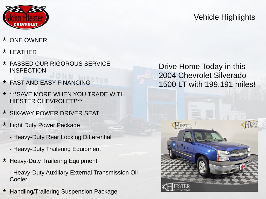 Used 2004 Chevrolet Silverado 1500 LT w/ Light Duty Power Package RWD image 5