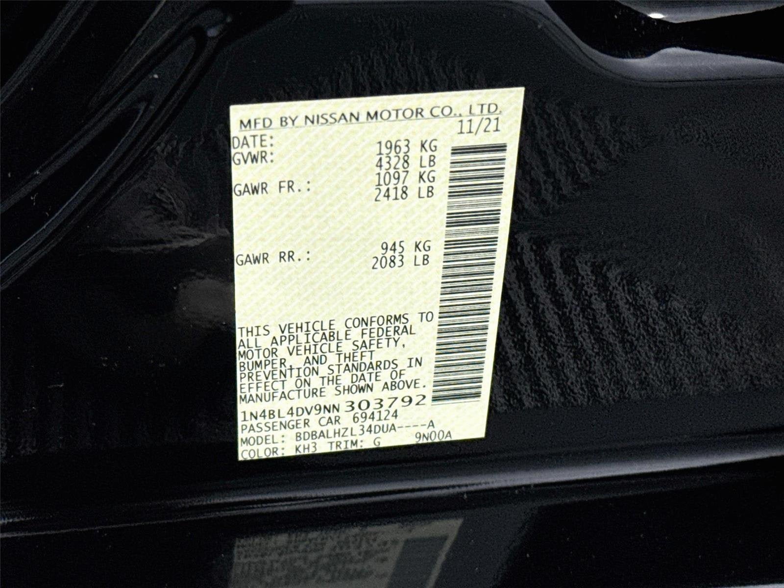 Certified 2022 Nissan Altima 2.5 SV FWD image 29