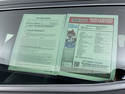 Certified 2025 Jeep Compass Trailhawk w/ Trailhawk Elite Group image 16