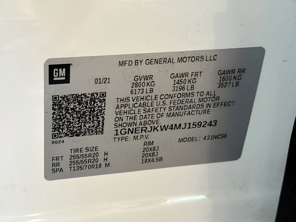 Used 2021 Chevrolet Traverse RS FWD image 34