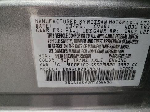 Used 2021 Nissan Sentra SV FWD image 33