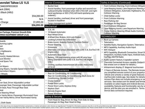 Used 2023 Chevrolet Tahoe LS RWD image 6