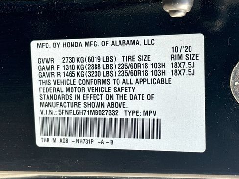 Used 2021 Honda Odyssey EX-L image 36
