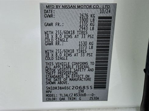 Used 2025 Nissan Pathfinder SV image 12