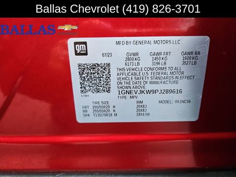 Certified 2023 Chevrolet Traverse RS w/ LPO, Floor Liner Package image 34