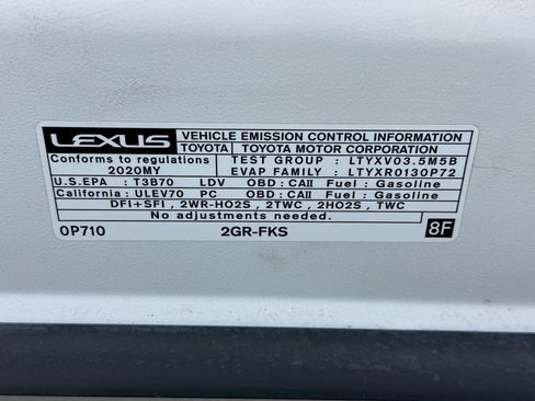 Used 2020 Lexus ES 350 w/ Premium Package FWD image 20