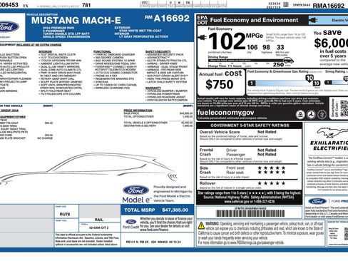Used 2024 Ford Mustang Mach-E Premium RWD image 3
