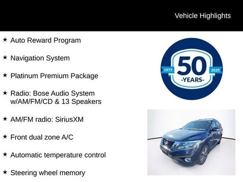 Used 2013 Nissan Pathfinder Platinum w/ Platinum Premium Pkg image 5