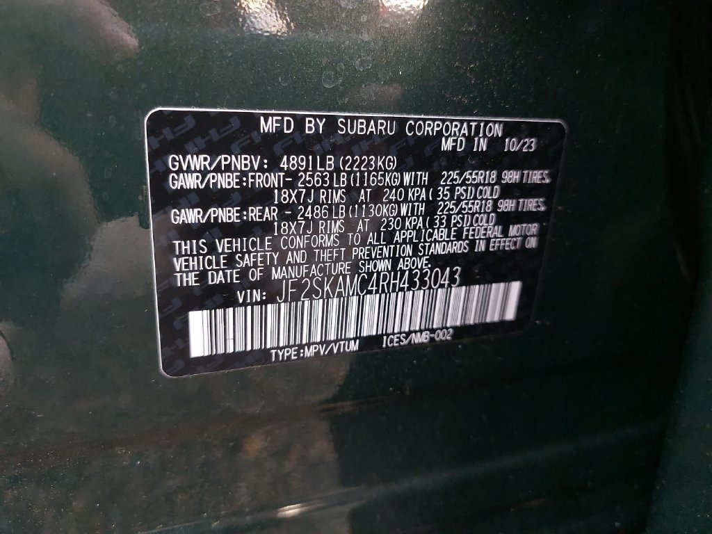 Used 2024 Subaru Forester Touring w/ Pop Package 2 AWD/4WD image 37
