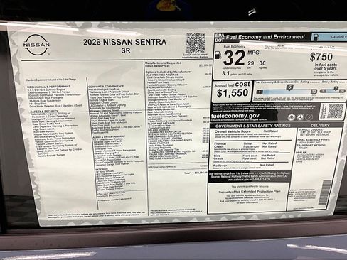 New 2026 Nissan Sentra SR w/ SR Premium Package FWD image 40