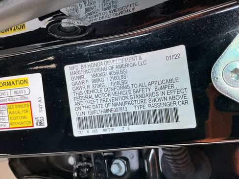 Used 2022 Honda Civic Sport Touring image 39