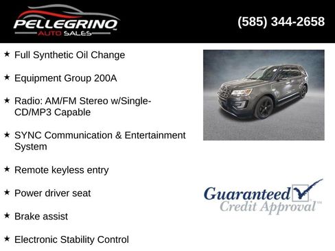 Used 2017 Ford Explorer XLT AWD/4WD image 2
