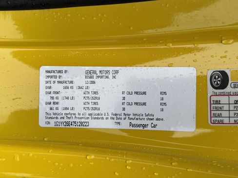 Used 2007 Chevrolet Corvette Z06 w/ Preferred Equipment Group RWD image 26
