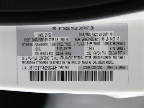 Certified 2022 MAZDA CX-9 Touring w/ Touring Premium Package image 22