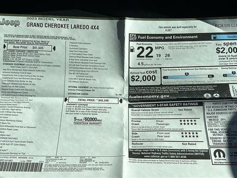 Used 2023 Jeep Grand Cherokee Laredo image 31