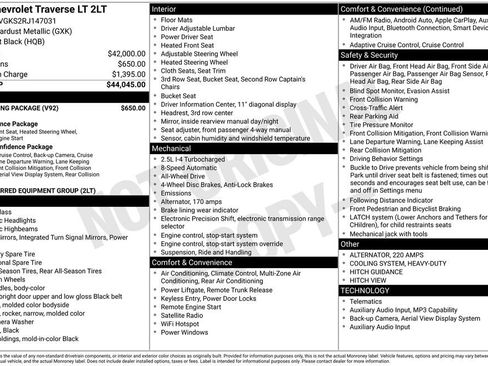 Used 2024 Chevrolet Traverse LT w/ Trailering Package image 10