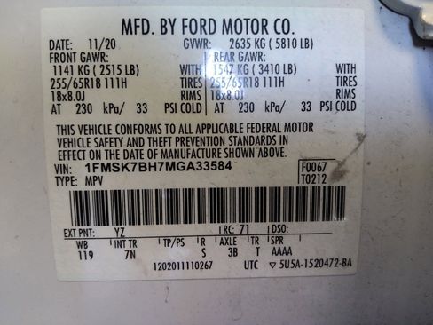 Used 2021 Ford Explorer 2WD image 33