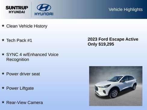 Used 2023 Ford Escape Active w/ Tech Pack #1 image 8