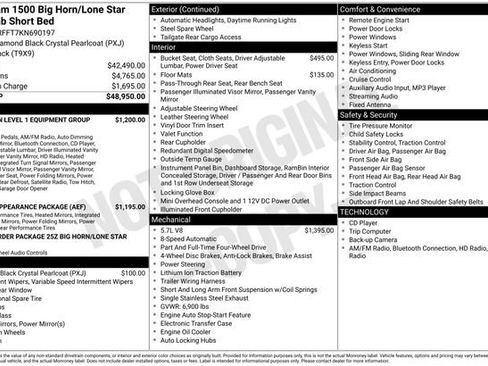 Used 2019 RAM 1500 Big Horn image 41