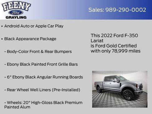 Used 2022 Ford F350 Lariat w/ Tremor Off-Road Package AWD/4WD image 9