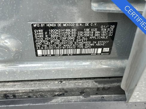 Certified 2026 Honda HR-V Sport image 32