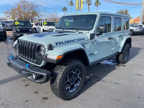 Used 2023 Jeep Wrangler Unlimited Rubicon 4xe w/ Steel Bumper Group image 1
