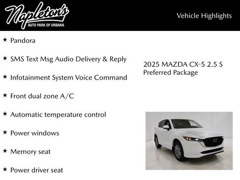 New 2025 MAZDA CX-5 AWD 2.5 S w/ Preferred Package image 15