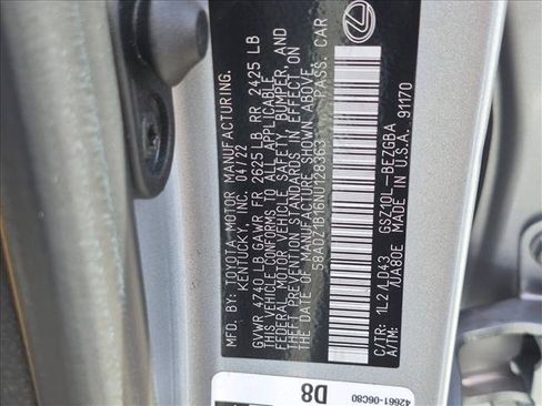 Used 2022 Lexus ES 350 w/ Premium Package FWD image 23