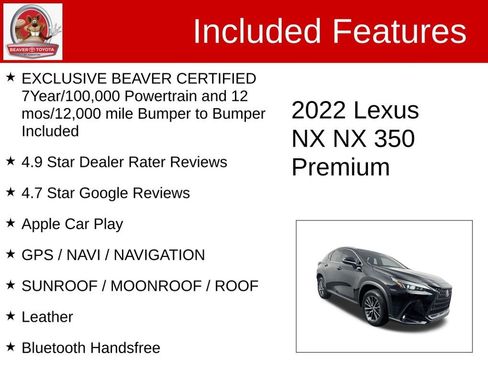 Used 2022 Lexus NX 350 AWD image 4