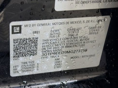 Used 2021 GMC Sierra 1500 AT4 w/ AT4 Premium Package image 37