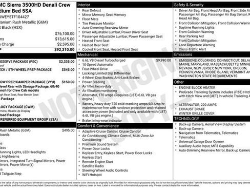 New 2026 GMC Sierra 3500 Denali w/ Denali Reserve Package image 9