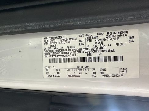 Used 2016 Ford Transit 150 130 Low Roof RWD image 26