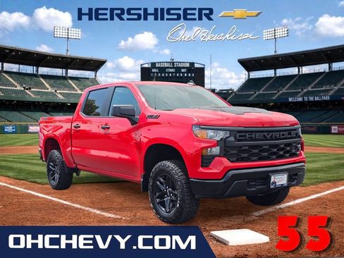 New 2026 Chevrolet Silverado 1500 Custom Trail Boss w/ Dark Appearance Package AWD/4WD image 1