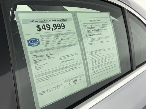 Used 2023 Mercedes-Benz E 450 4MATIC Sedan image 19