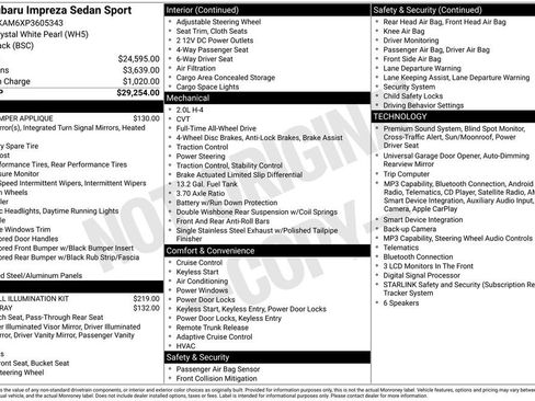 Certified 2023 Subaru Impreza 2.0i Sport AWD/4WD image 19