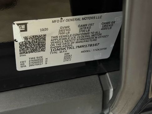 Used 2021 Chevrolet Tahoe High Country w/ Premium Package AWD/4WD image 13