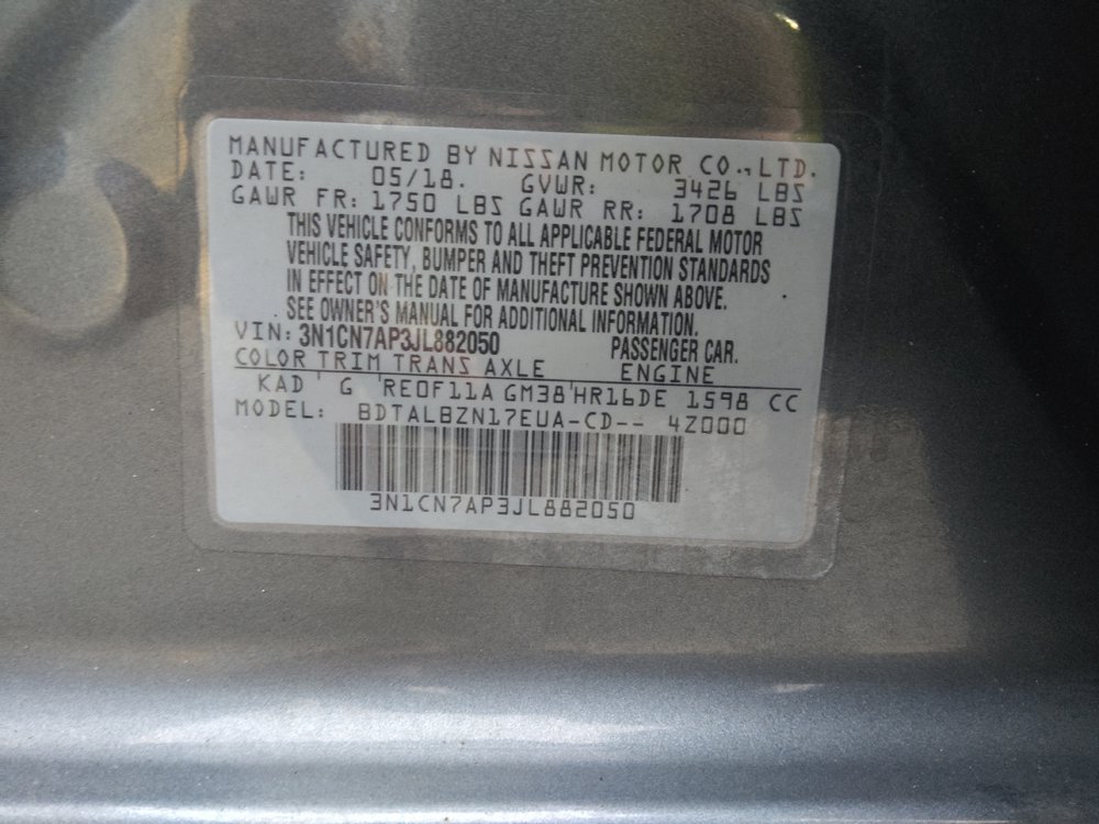 Used 2018 Nissan Versa SV FWD image 33