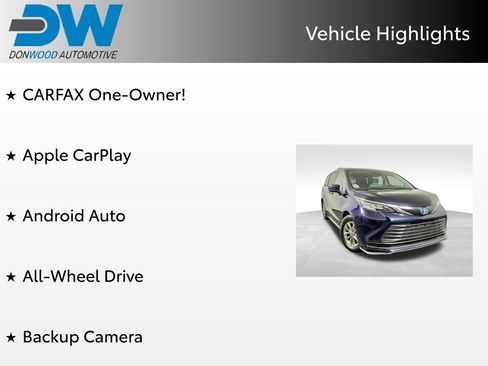 Used 2023 Toyota Sienna LE AWD/4WD image 3
