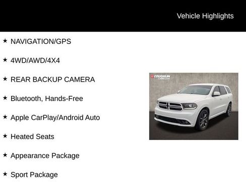 Used 2018 Dodge Durango GT w/ Trailer Tow Group IV AWD/4WD image 2