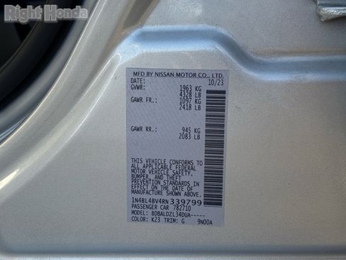 Used 2024 Nissan Altima 2.5 S image 32