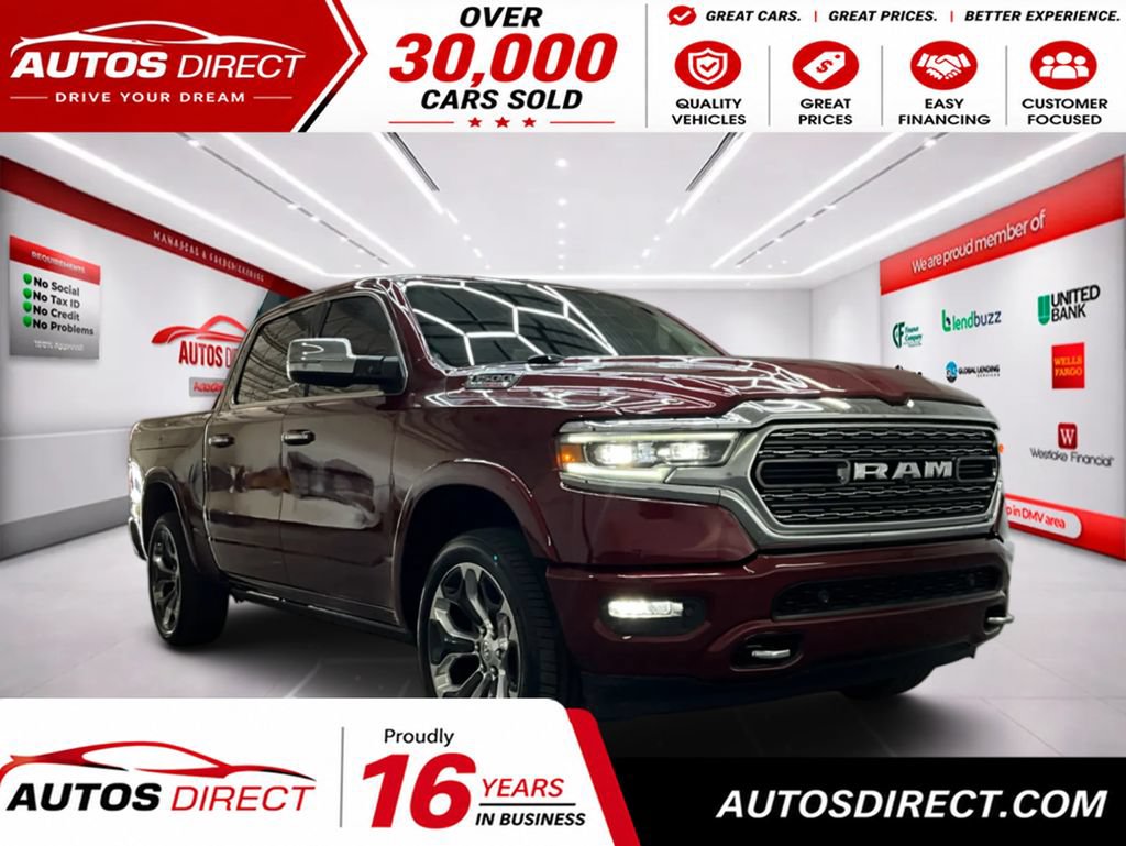 Used 2021 RAM 1500 Limited AWD/4WD image 1