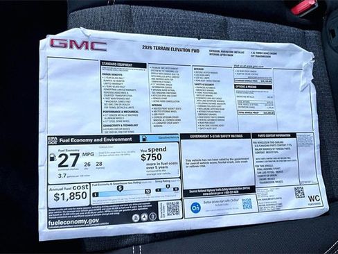 New 2026 GMC Terrain Elevation image 14