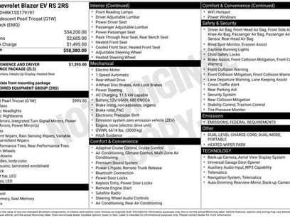 New 2025 Chevrolet Blazer EV RS